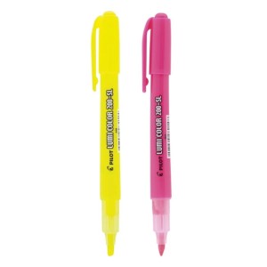KIT Marca Texto Amarelo | Rosa Lumi Color 200-SL Blister - PILOT