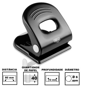 PERFURADOR 40FLS 2 FUROS P203 TILIBRA