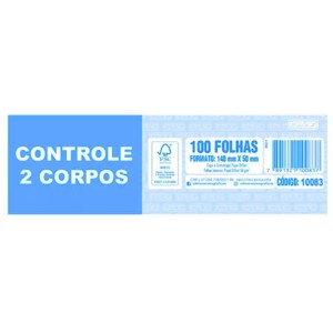 Bloco Dois Corpos Numerado Ref:10083 SÃO DOMINGOS