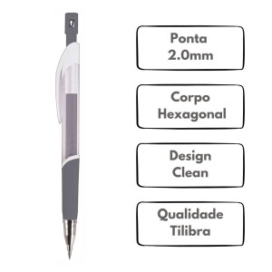 Lapiseira 2.0mm Cores Bold TILIBRA