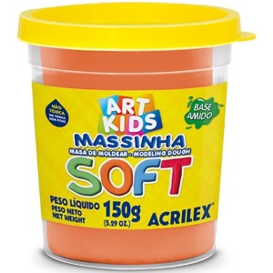 Massinha Base Amido Soft 150gr Laranja ACRILEX