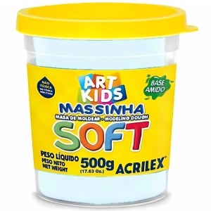 Massinha Base Amido 500gr Branco Soft ACRILEX