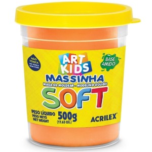 Massinha Base Amido 500gr Laranja Soft ACRILEX