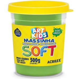 Massinha Base Amido 500gr Verde Soft ACRILEX