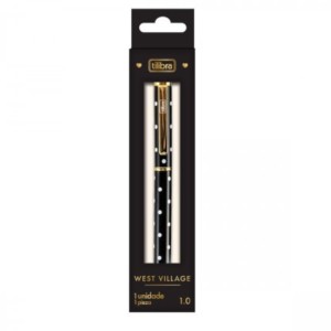 Caneta Esferográfica Metálica 1.0 mm West Village TILIBRA