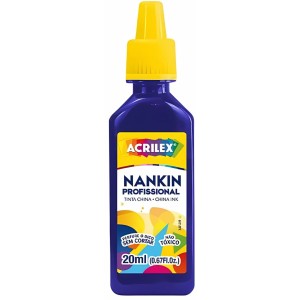 Tinta Nankin 20ml Azul Turquesa ACRILEX