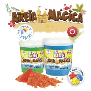 Areia Magica 200g Cores Sortidas ACRILEX