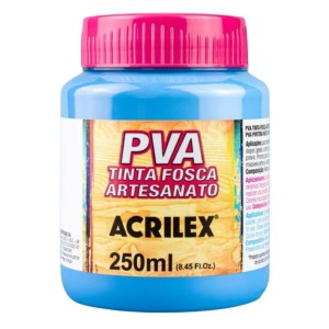Tinta Plastica PVA Fosca 250ml ACRILEX