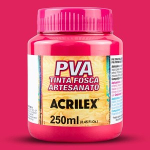 Tinta Plastica PVA Fosca 250ml ACRILEX