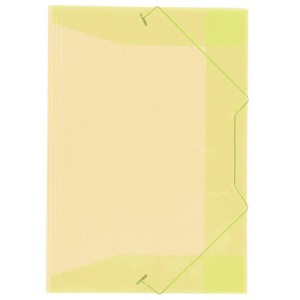 Pasta Plastica Com Elastico Oficio Fina Amarela ACP