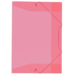 Pasta Plastica Com Elastico Oficio Fina Vermelha ACP