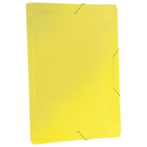 Pasta Plastica Com Elastico Oficio Lombada 20mm Amarela ACP