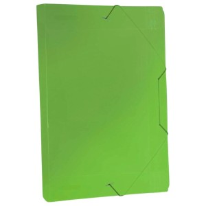 Pasta Plastica Com Elastico Oficio Lombada 55mm Verde ACP