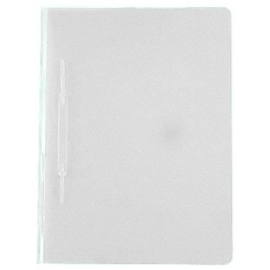 Pasta Plastica Oficio Com Grampo Trilho Cristal ACP