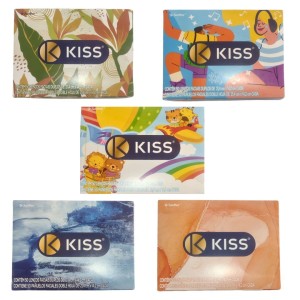 Lenço de Papel Folha Dupla Com 50 Folhas KISS