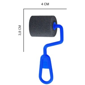 Rolo De Espuma Mini 4cm Cinza TIGRE