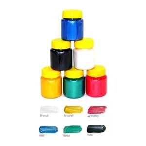 Guache 15ml com 6 Cores Fanatsia Metallic ACRILEX