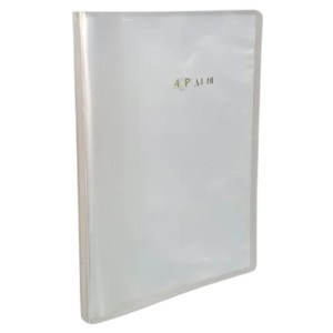 Pasta Catalogo Portfolio A4 20 Envelopes 0,12 Medio Cristal Red.2271.cr ACP