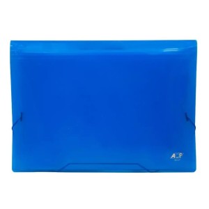 Pasta Sanfonada Plastica A4 12 Divisoria Azul 235X330mm Ref.1024 ACP