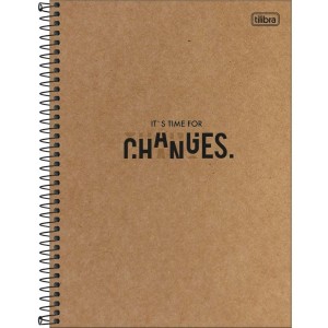 Caderno Espiral Capa Dura  Universitário 1 Matéria 80 Folhas Kraftwork TILIBRA