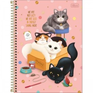 CADERNO UNIVERSITARIO 1 MATERIA 80FLS PURRFECT TILIBRA