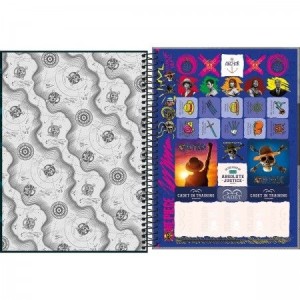 CADERNO UNIVERSITARIO 10 MATERIAS 160FLS ONE PIECE NETFLIX TILIBRA