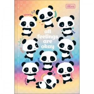 CADERNO BROCHURA 1/4 80FLS LOVELY FRIEND CAPA DURA TILIBRA