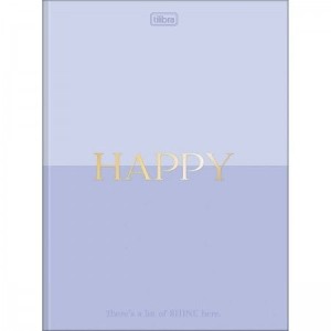 CADERNO BROCHURA UNIVERSITARIO 80FLS HAPPY TILIBRA