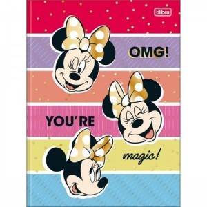 CADERNO BROCHURA UNIVERSITARIO 80FLS MINNIE MOUSE TILIBRA