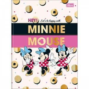 CADERNO BROCHURA UNIVERSITARIO 80FLS MINNIE MOUSE TILIBRA