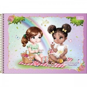CADERNO DESENHO 80FLS JOLIE TILIBRA