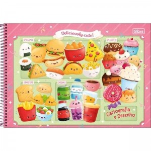 CADERNO DESENHO 80FLS TASTE CAPA DURA TILIBRA