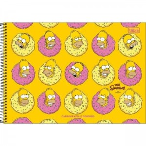 CADERNO DESENHO 80FLS SIMPSONS TILIBRA