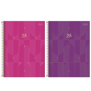 Agenda 2026 Executiva Diária Spot Feminina Espiral TILIBRA