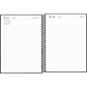 Agenda 2026 Executiva Diária Spot Masculina Espiral TILIBRA