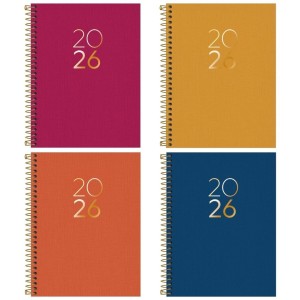 Agenda 2026 Diária Lume Cores Espiral TILIBRA