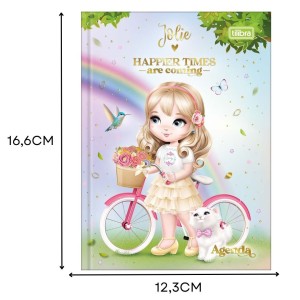 Agenda Permanente Diária Jolie 2 Dias Por Página Brochura TILIBRA