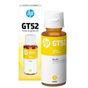 Refil Garrafa de Tinta HP GT52 Amarelo Original