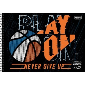 Caderno de Desenho Milimetrado 96fls D+ Masculino Capa Dura TILIBRA