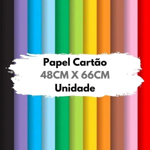 Papel Cartao Folha 48X66cm - Unidade