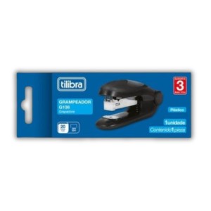 Grampeador Médio 20 Folhas Preto G108 TILIBRA