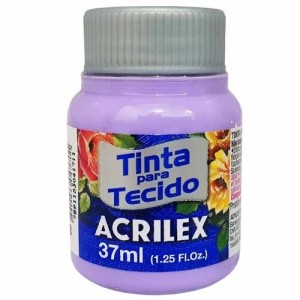 TINTA TECIDO 37ML LILAS ACRILEX