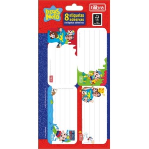 ETIQUETA ESCOLAR C/8 LUCCAS NETO TILIBRA