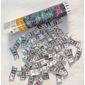 LANCA CONFETE DINHEIRINHO TO RICO 30CM MAKE+