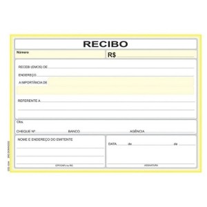 BL. RECIBO COMERCIAL S/COPIA C/50 FLS SAO DOMINGOS