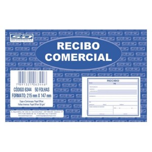 BL. RECIBO COMERCIAL S/COPIA C/50 FLS SAO DOMINGOS