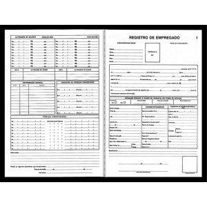 LIVRO REGISTRO DE EMPREGADO MOD.195 SAO DOMINGOS